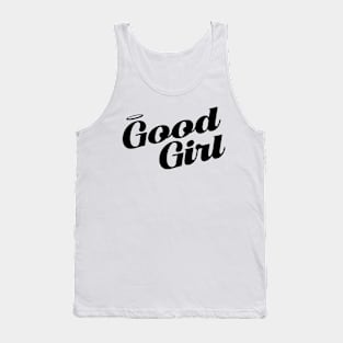 GOOD GIRL - front/back print Tank Top